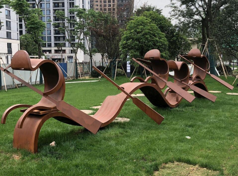 萨迦锈钢板造型