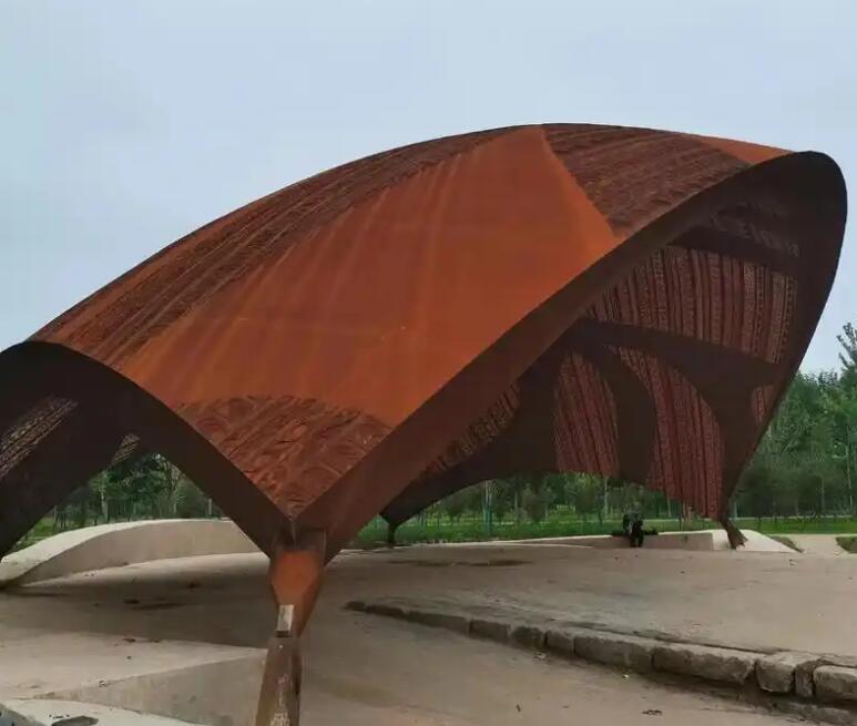 萨迦耐候钢幕墙案例